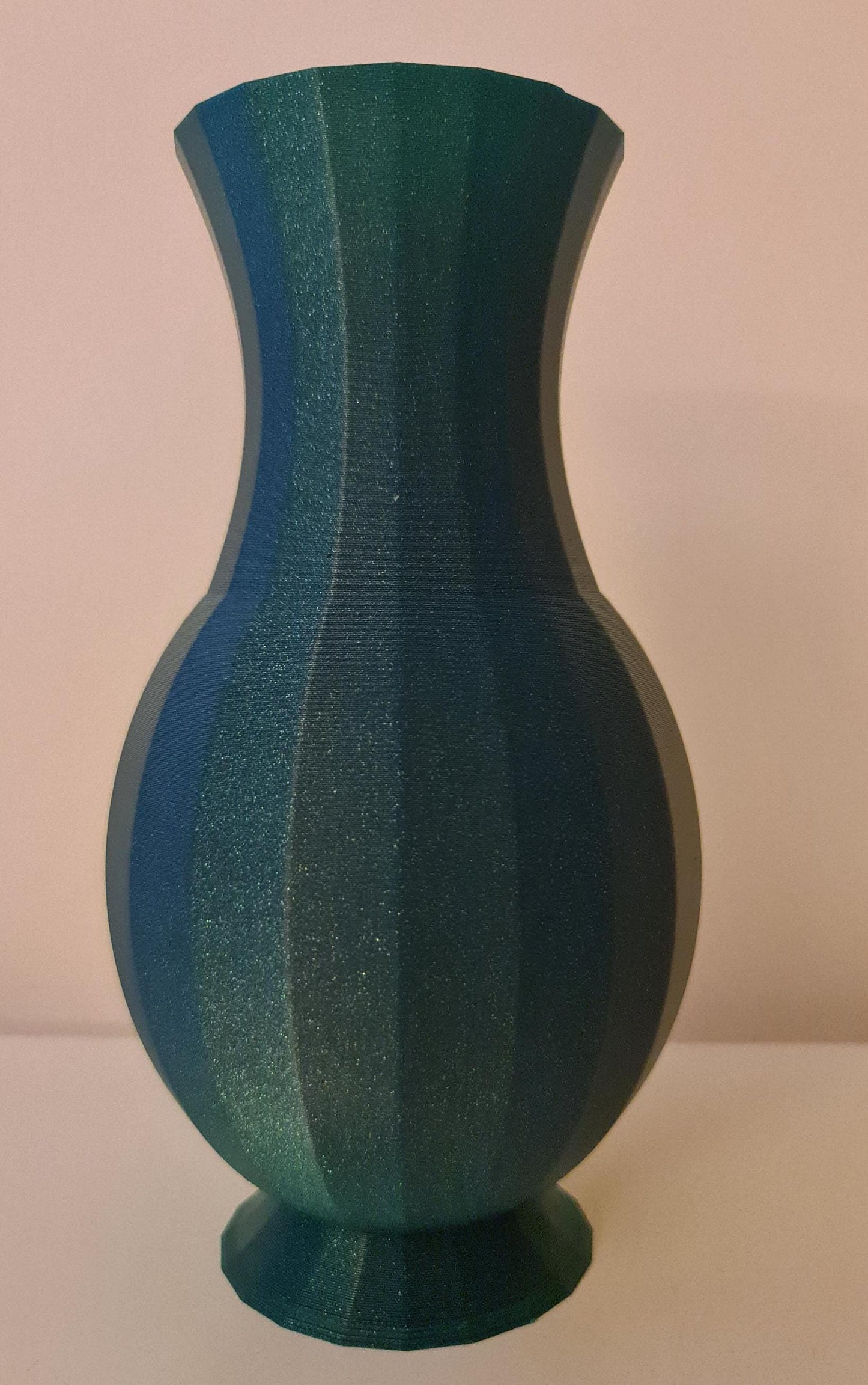 3D Printed Faceted Vase, Modern Minimalist Bud Vase, Geometric Nordic Home Décor