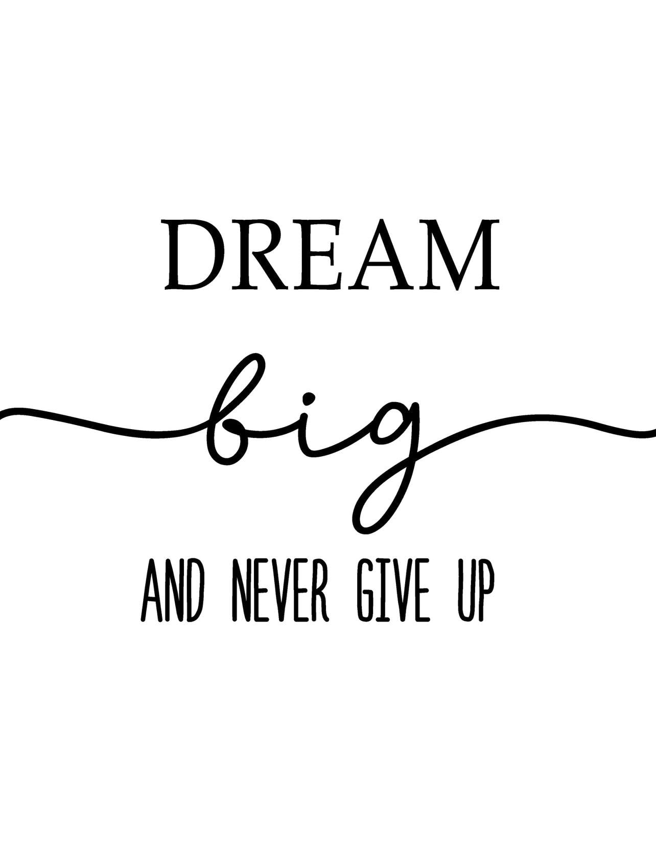 Motivational Ceramic Tile Decor, Minimalist Quote Sign, Modern Nursery Office Art