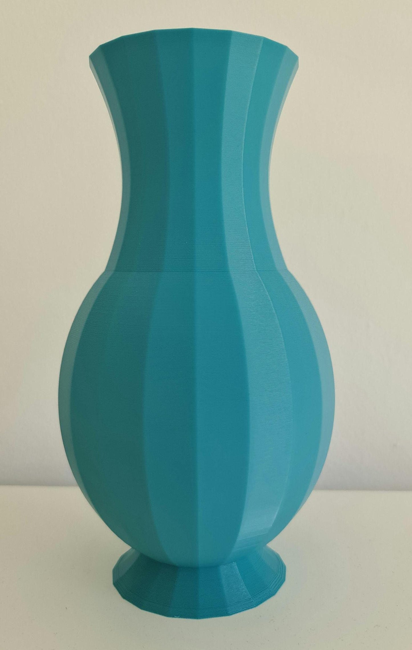 3D Printed Faceted Vase, Modern Minimalist Bud Vase, Geometric Nordic Home Décor
