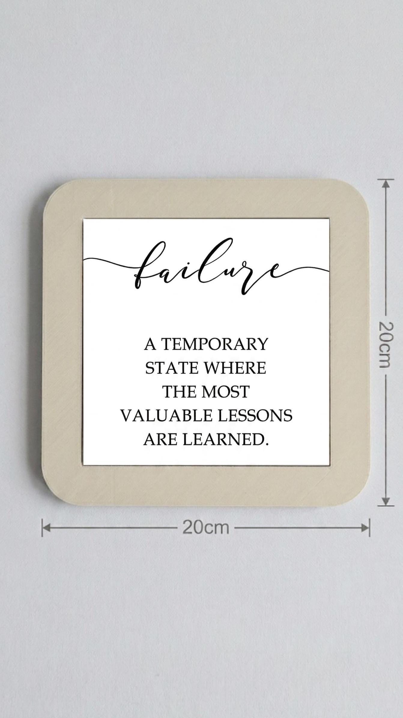 Motivational Framed Art, Inspirational Quote Sign, Minimalist Office Decor